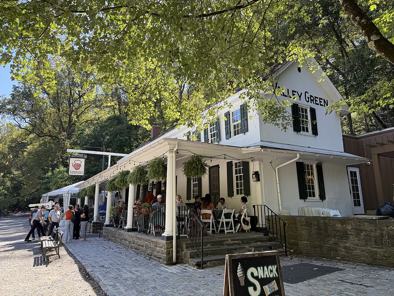 Valley Green Inn on Forbidden Drive in Wissahickon Valley Park